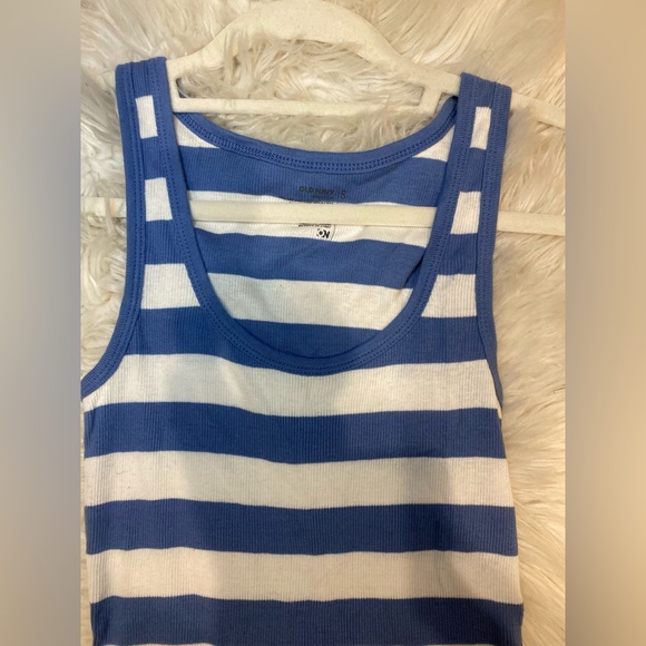 Small blue and white tank top - Picture 4 of 4